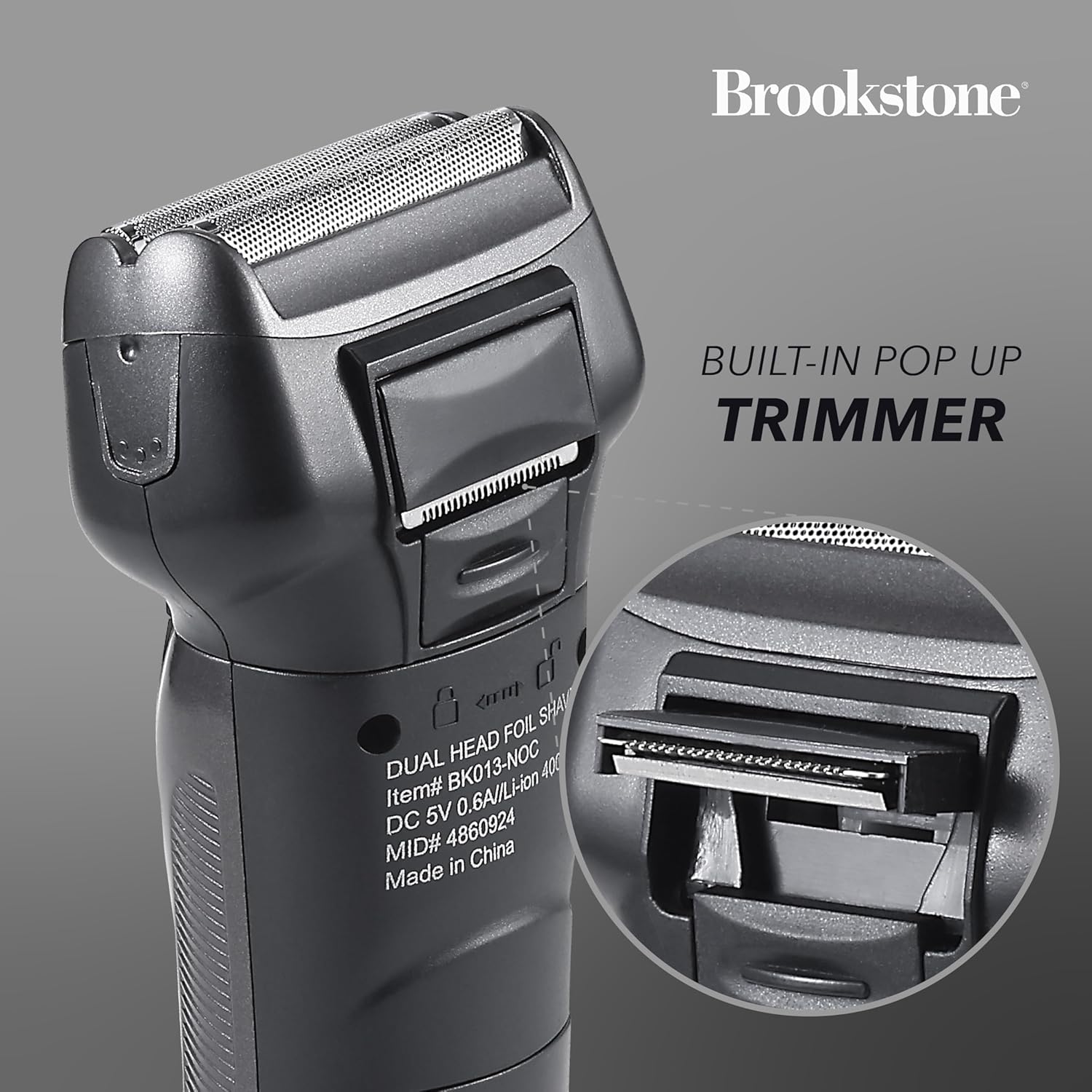 Brookstone Electric Foil Shaver