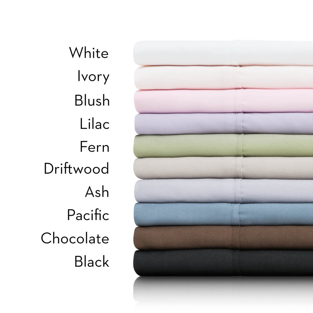 Brushed Microfiber Sheet Set, White