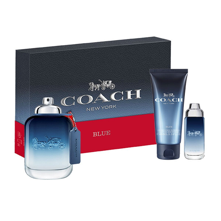 COACH - Blue 3 Piece Gift Set