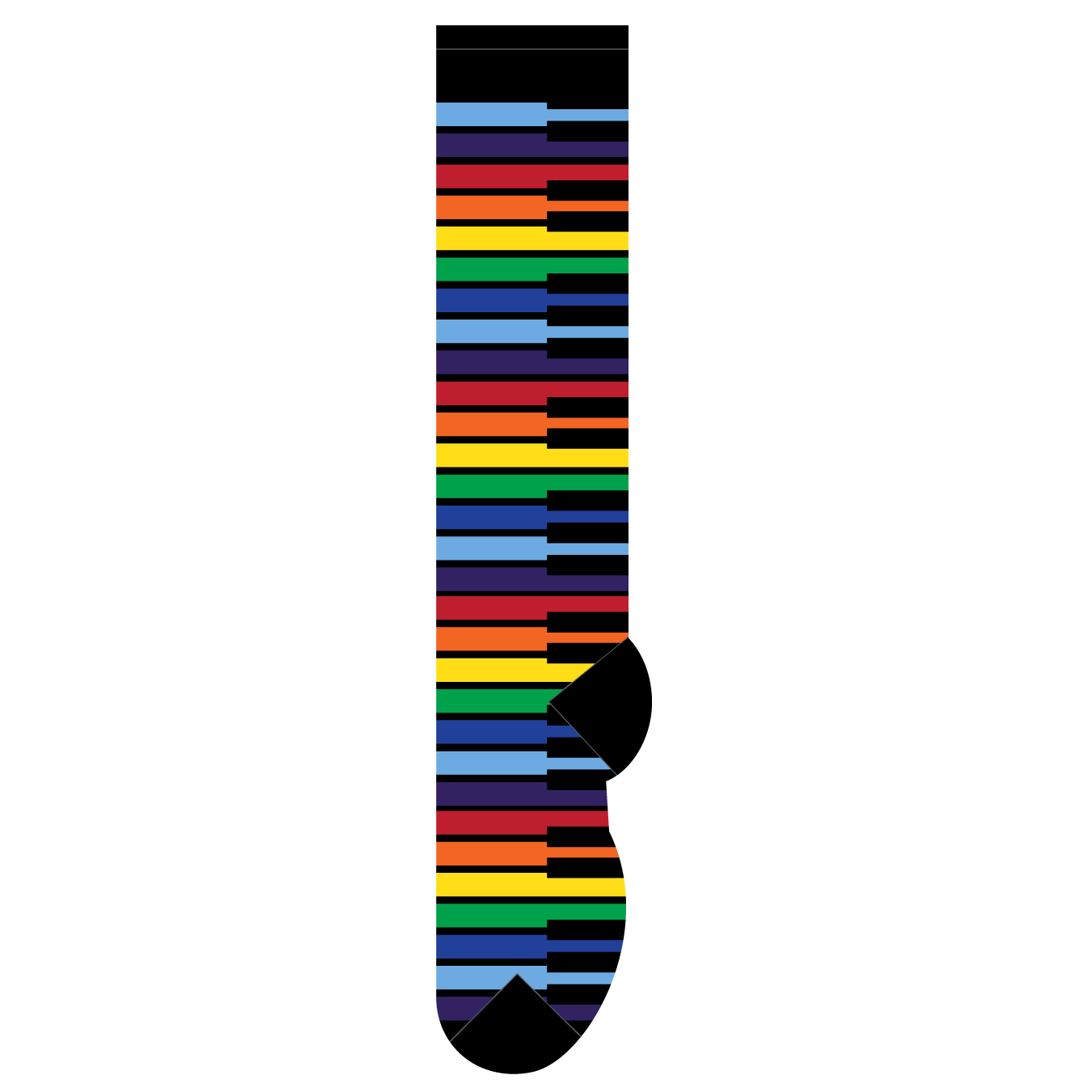 Colorful Piano Keys