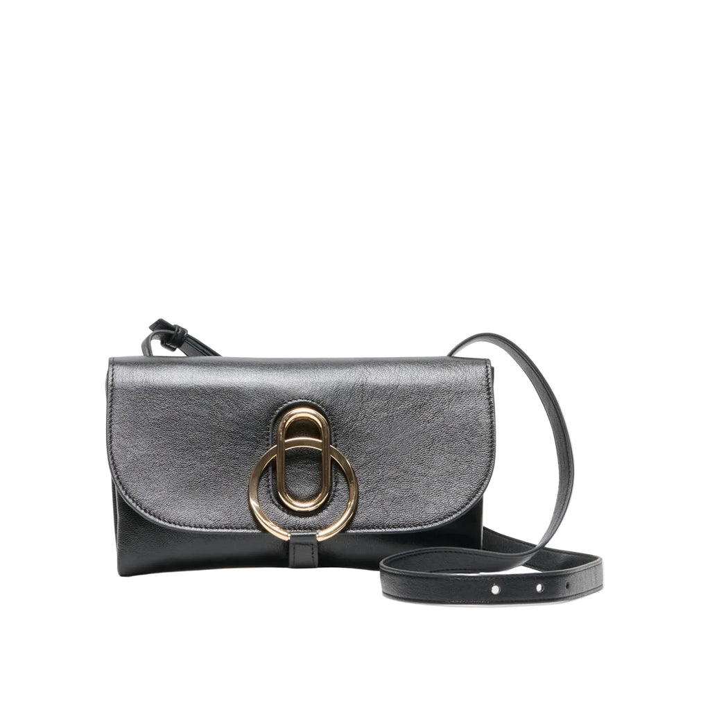 Dolce Vita Prism Leather Crossbody, Black
