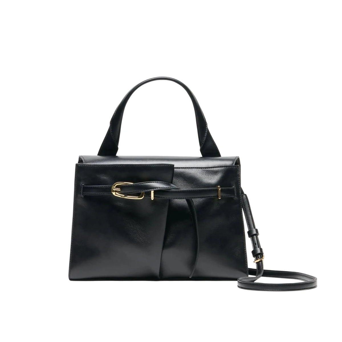 Dolce Vita Borgo Leather Satchel, Black