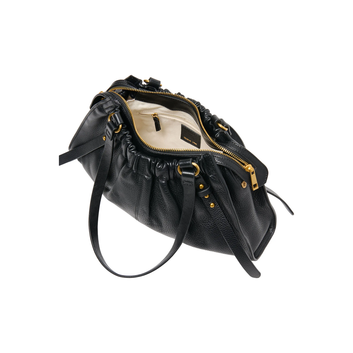 Dolce Vita Sloan Leather Shoulder Bag, Black