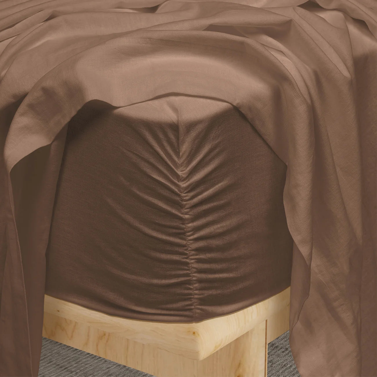 Dr. Weil Blended Linen Sheets, Cacao
