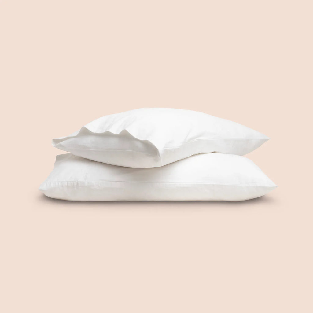 Dr. Weil Blended Linen Sheets, White