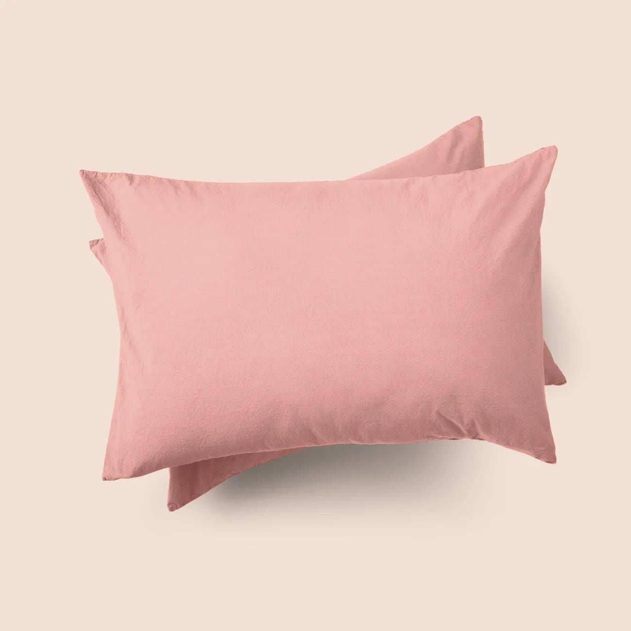 Dr. Weil Garment Washed Percale Pillow Sham, Pink Sandstone