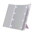 ELLE Compact Tri-Fold LED Mirror