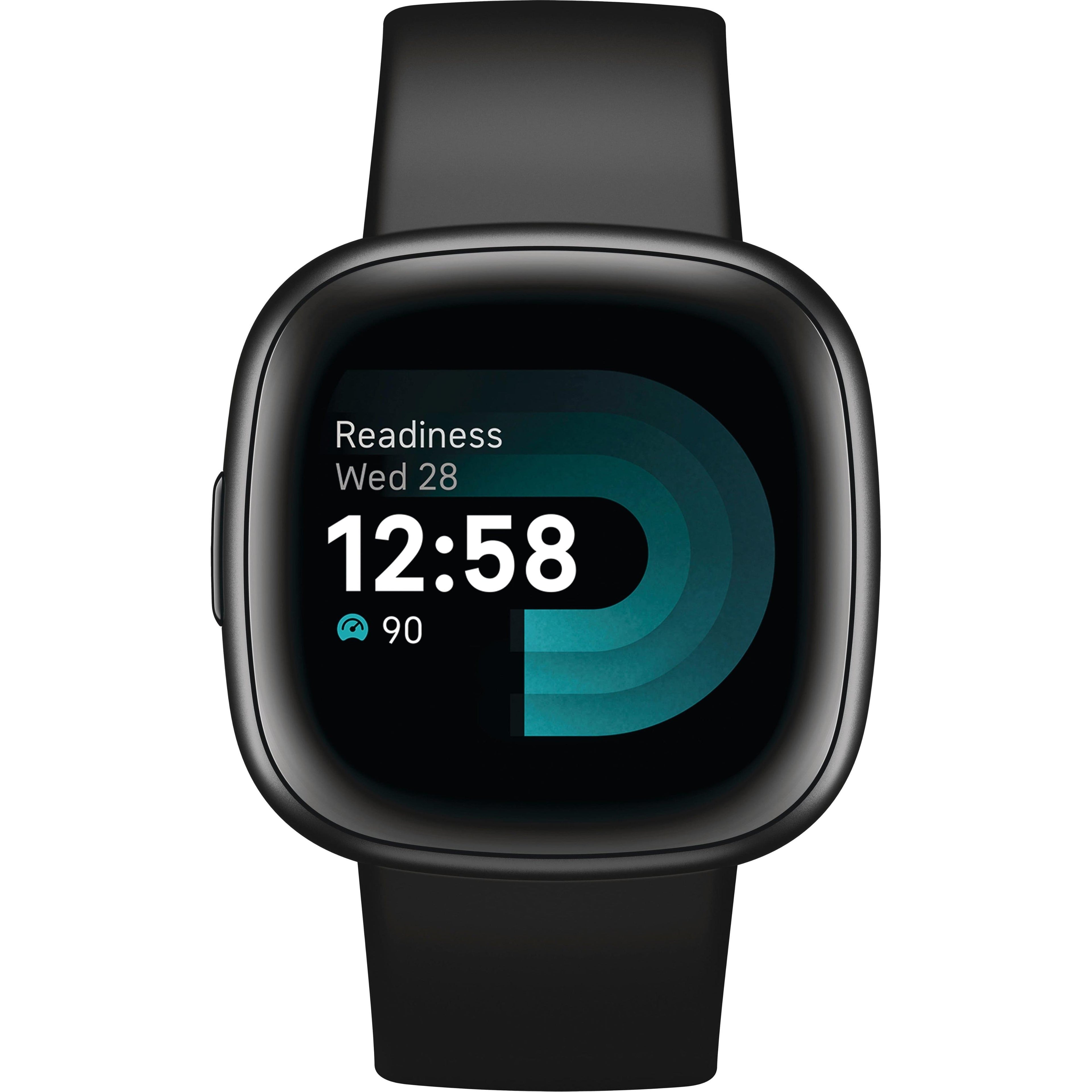 Fitbit Versa 4 Fitness Smartwatch Graphite, (2022)