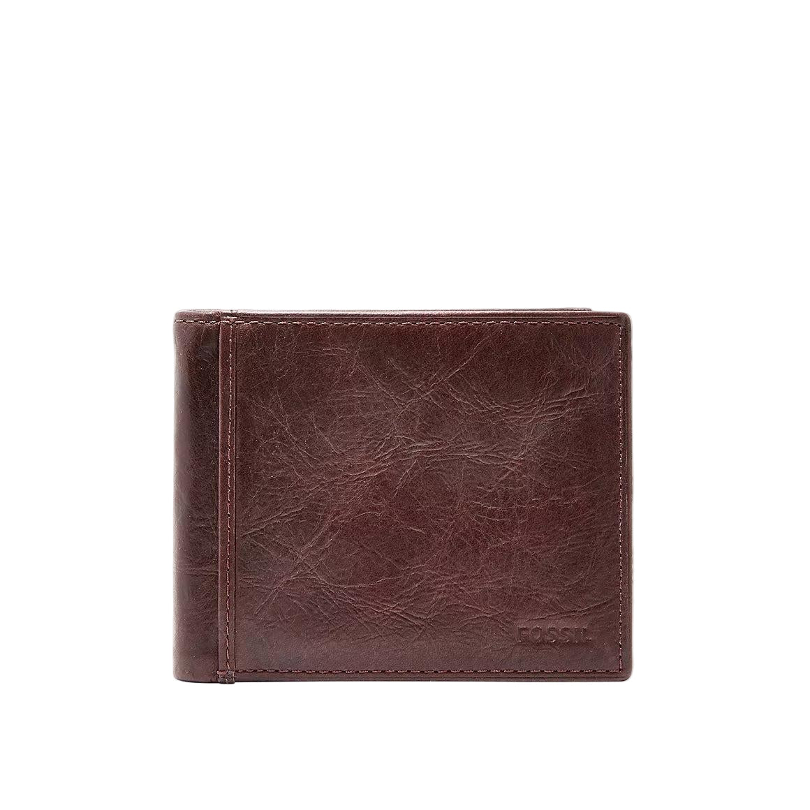 Fossil Ingram RFID Bifold Leather Wallet, Brown