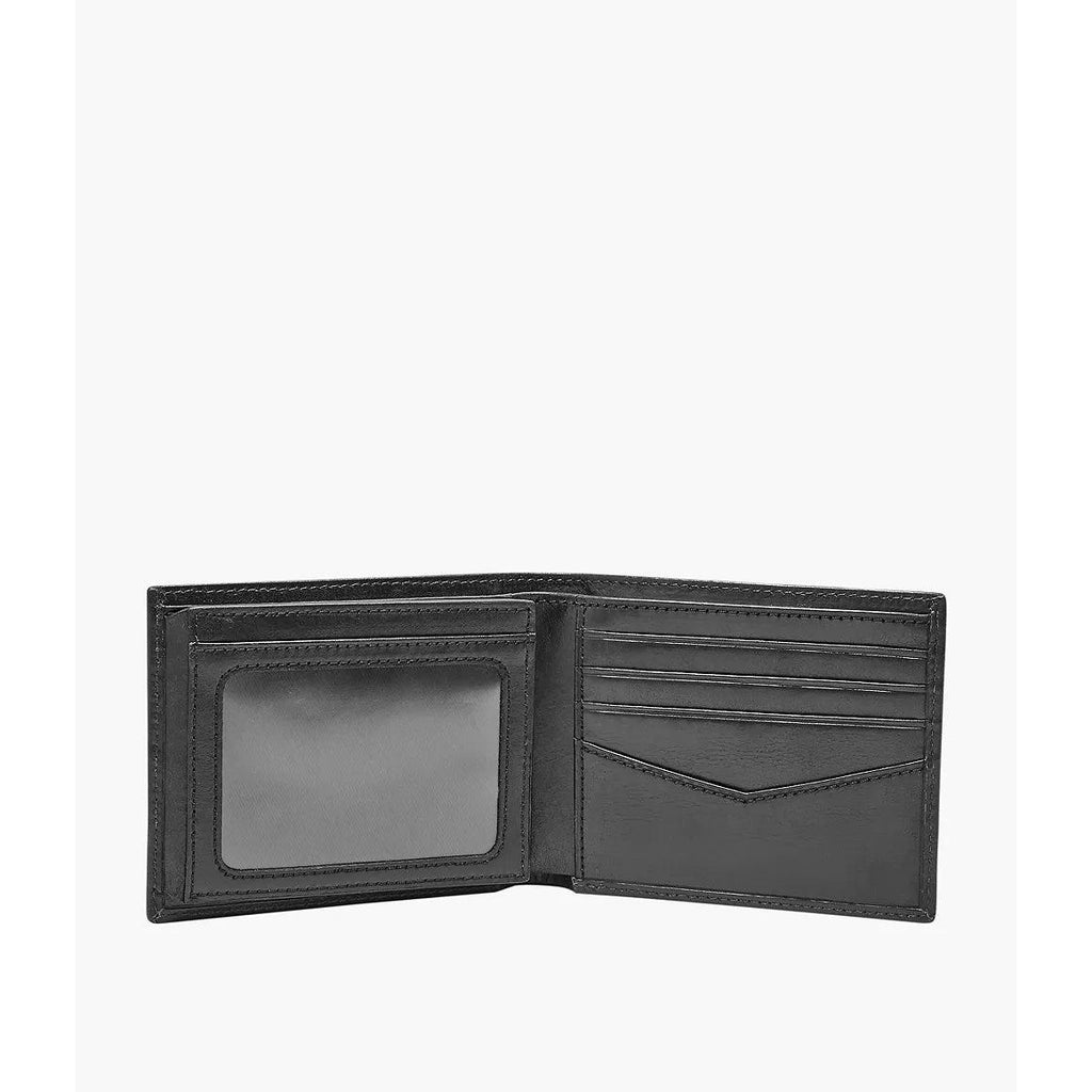 Fossil Ryan RFID Bifold Leather Wallet, Black