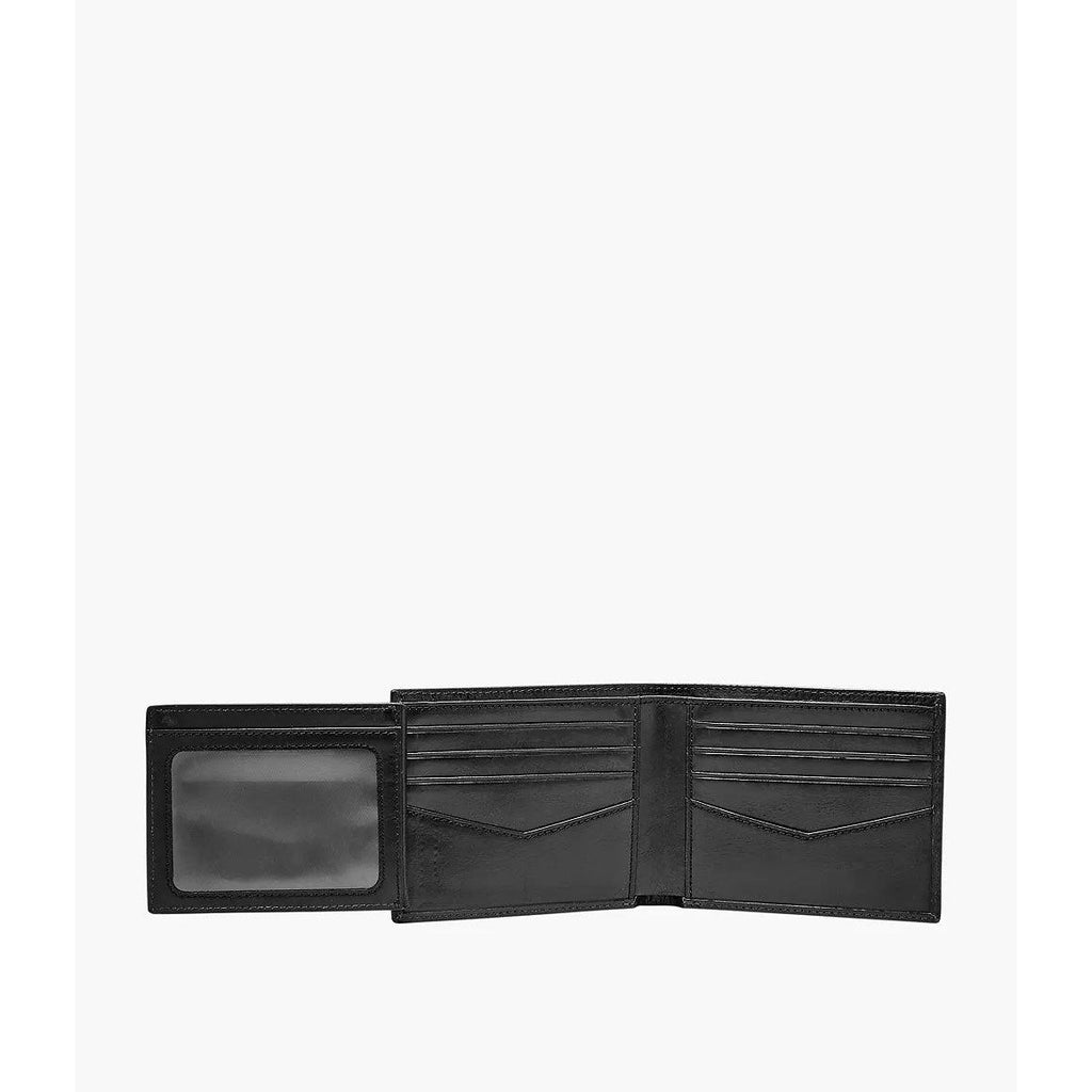 Fossil Ryan RFID Bifold Leather Wallet, Black