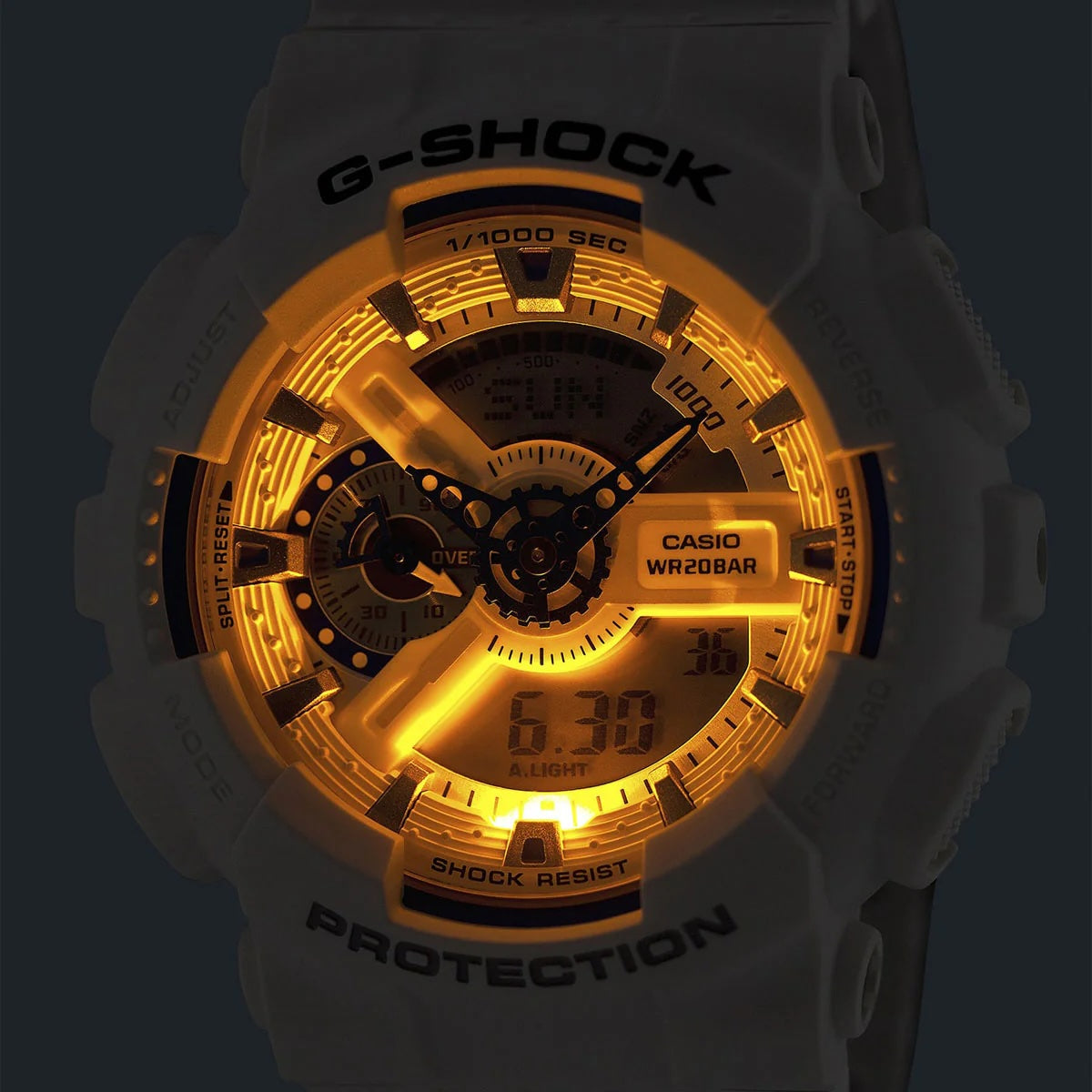 G-Shock - Ana-Digi, White and Blue