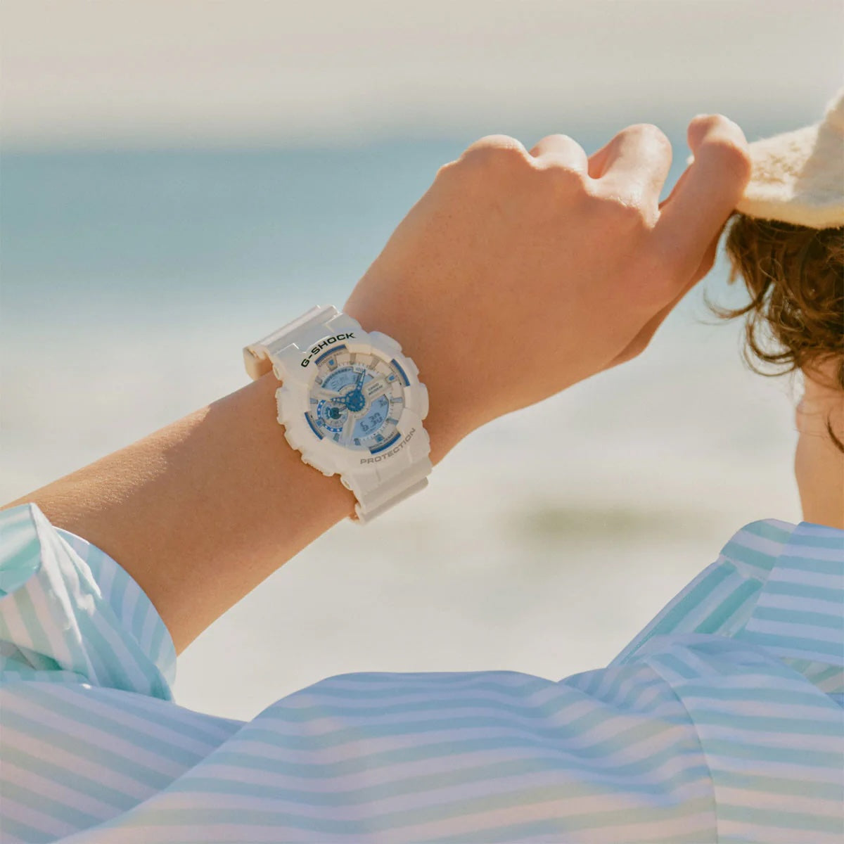 G-Shock - Ana-Digi, White and Blue