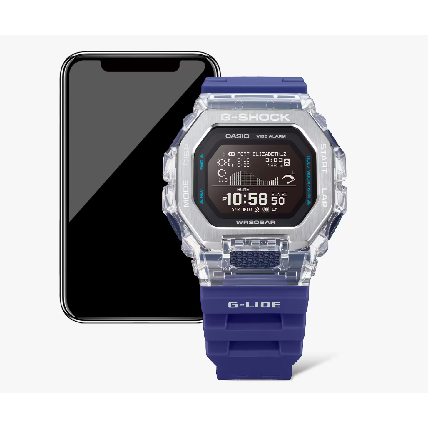 G-Shock - G-Lide Series Digital Bluetooth, Black