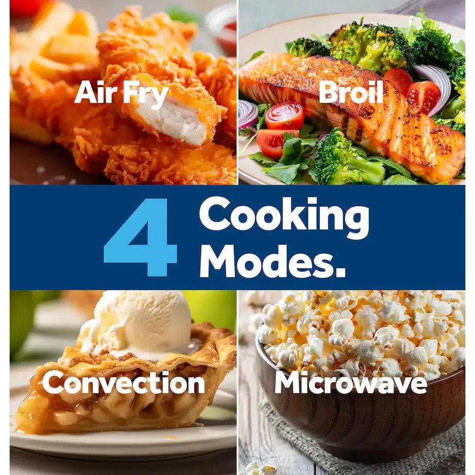 GE Convection Microwave with Air Fry, Stainless Steel