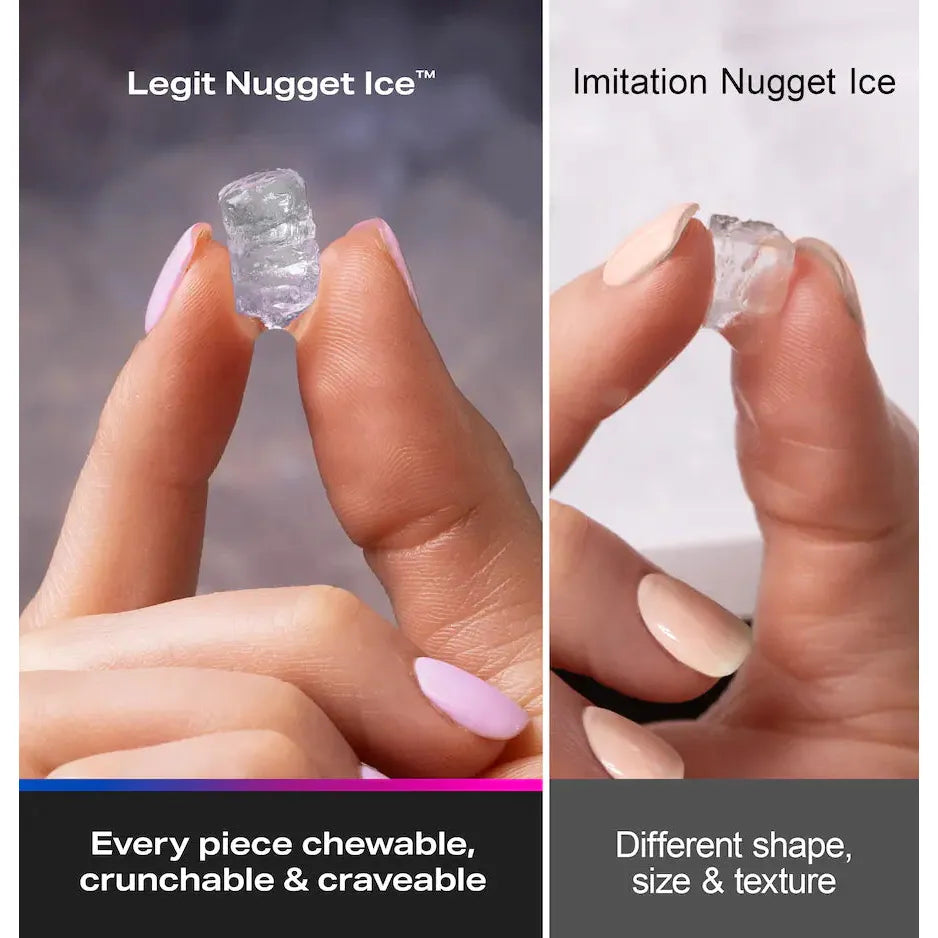 GE Profile Opal Nugget Ice Maker, Black Stainless Steel