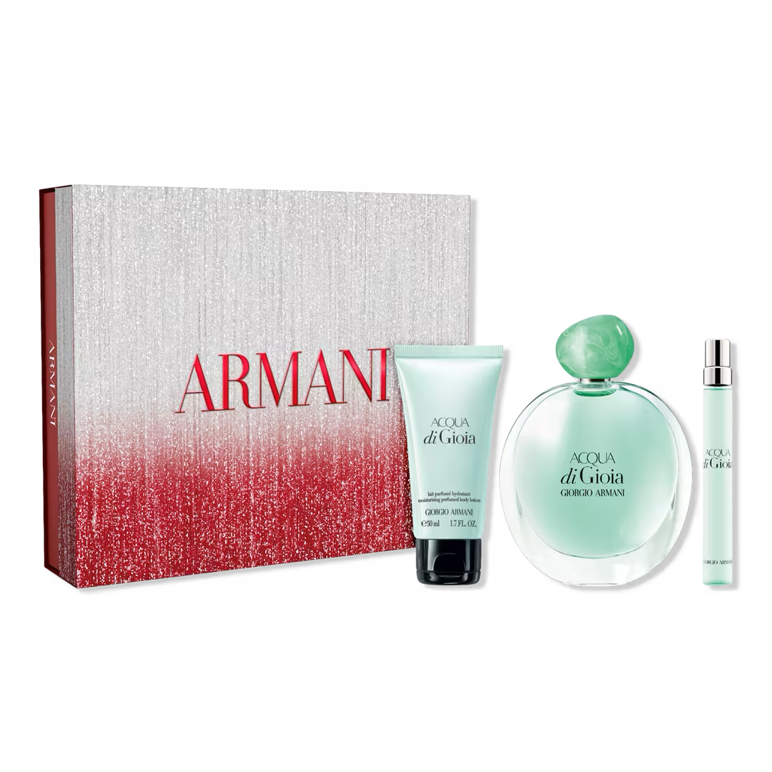 GIORGIO ARMANI - Aqua Di Gioia 3 Piece Gift Set