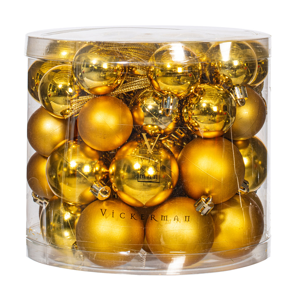 Gold Shiny & Matte Ornament