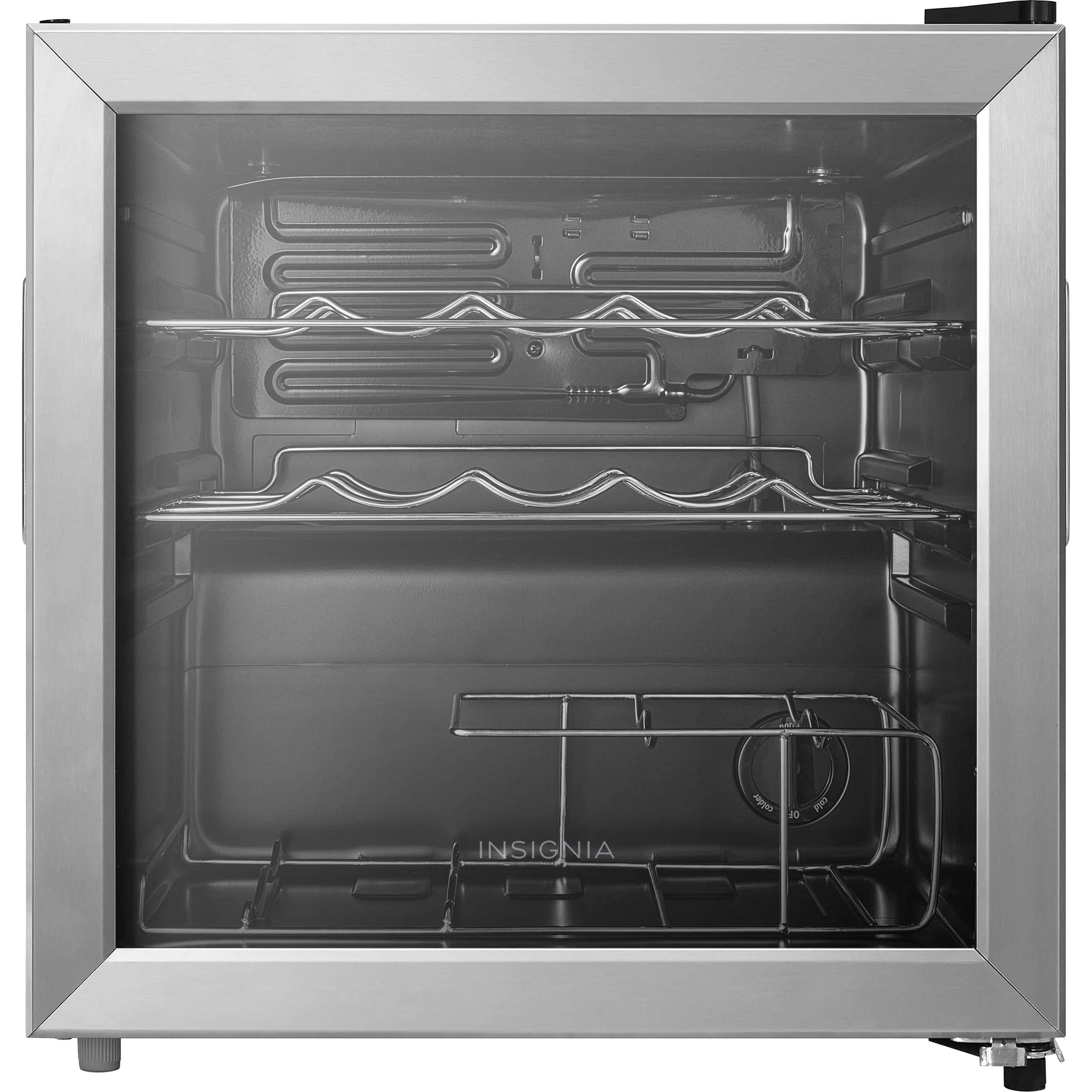 Insignia 14 Bottle Wine Cooler, Stainless Steel