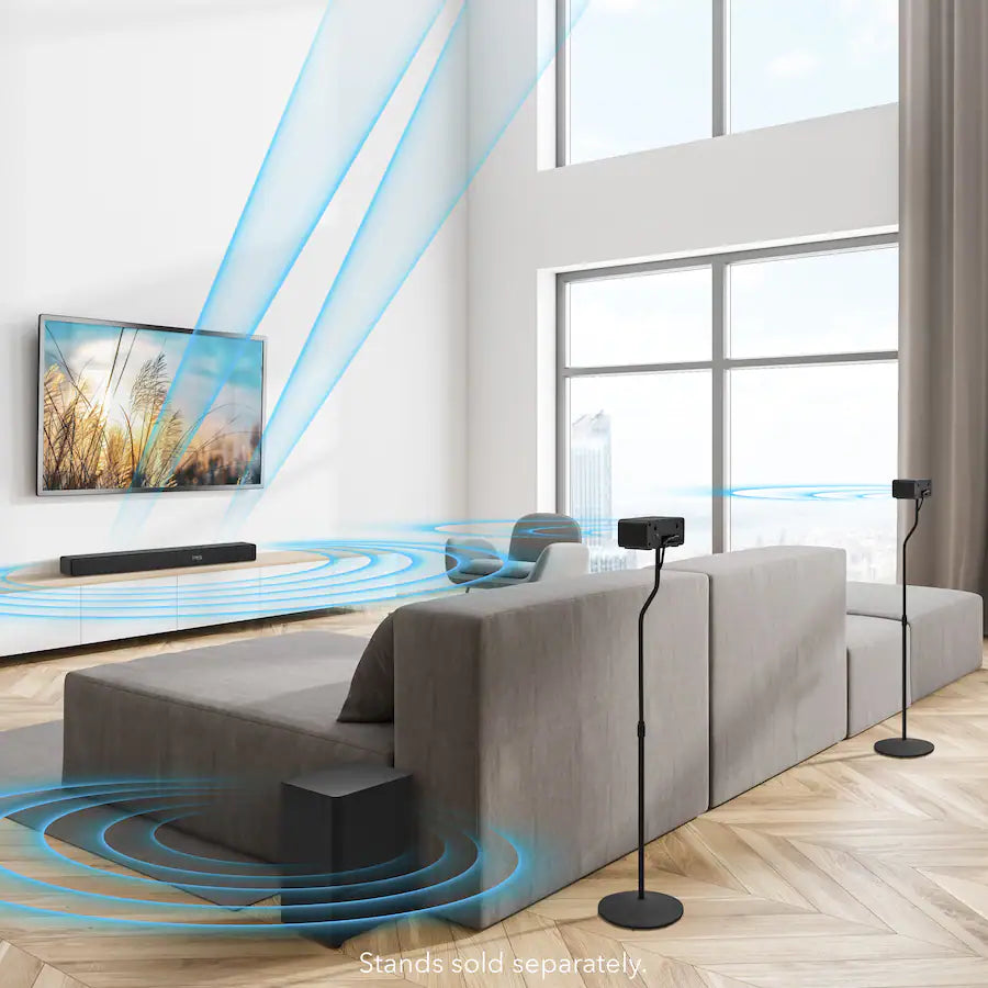 Insignia 5.1.2 Channel Home Theater Soundbar, Black