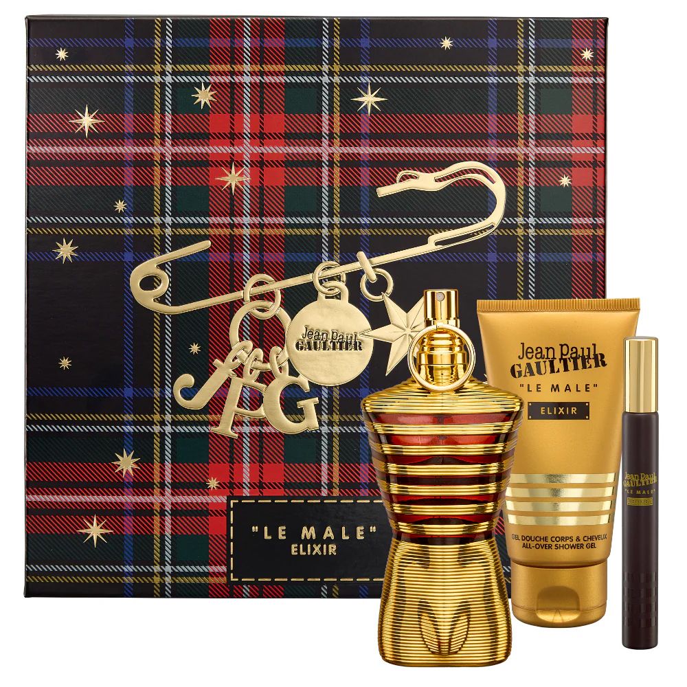 JEAN PAUL GAULTIER - Le Male Elixir 3 Piece Gift Set