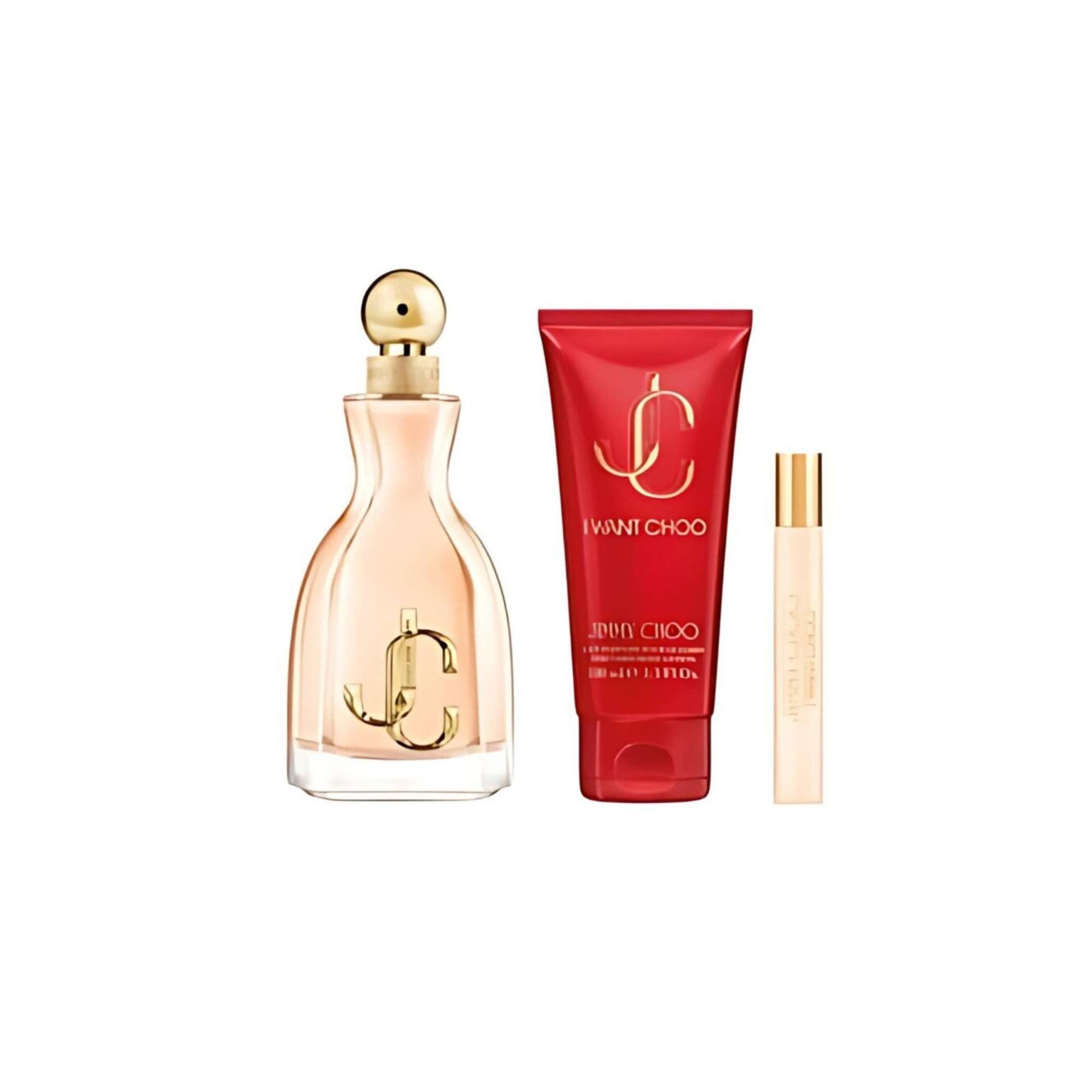 JIMMY CHOO - Set de regalo de 3 piezas Quiero Choo