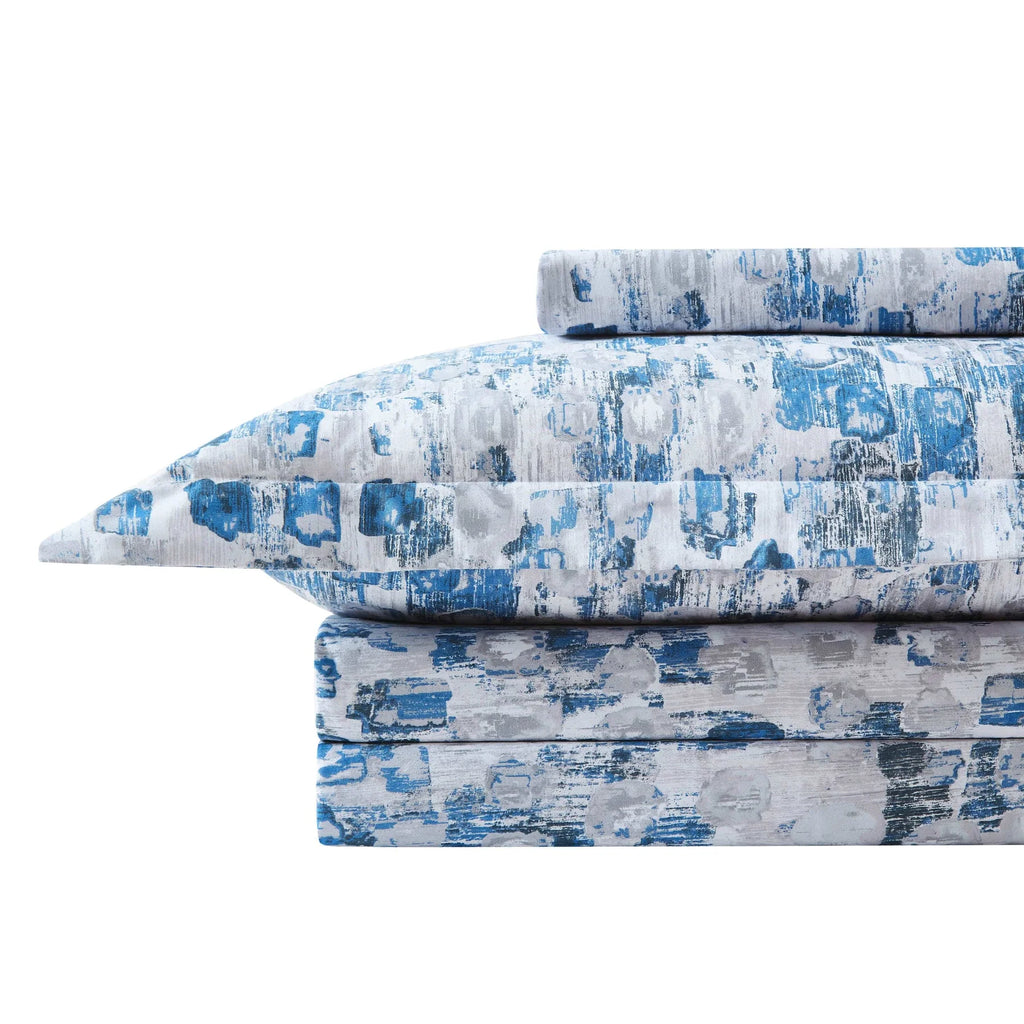 Jazz Duvet Cover Set, Blue