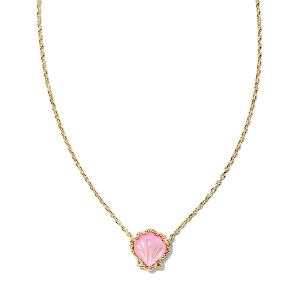 Kendra Scott Brynne Shell Necklace, Blush Mother-of-Pearl
