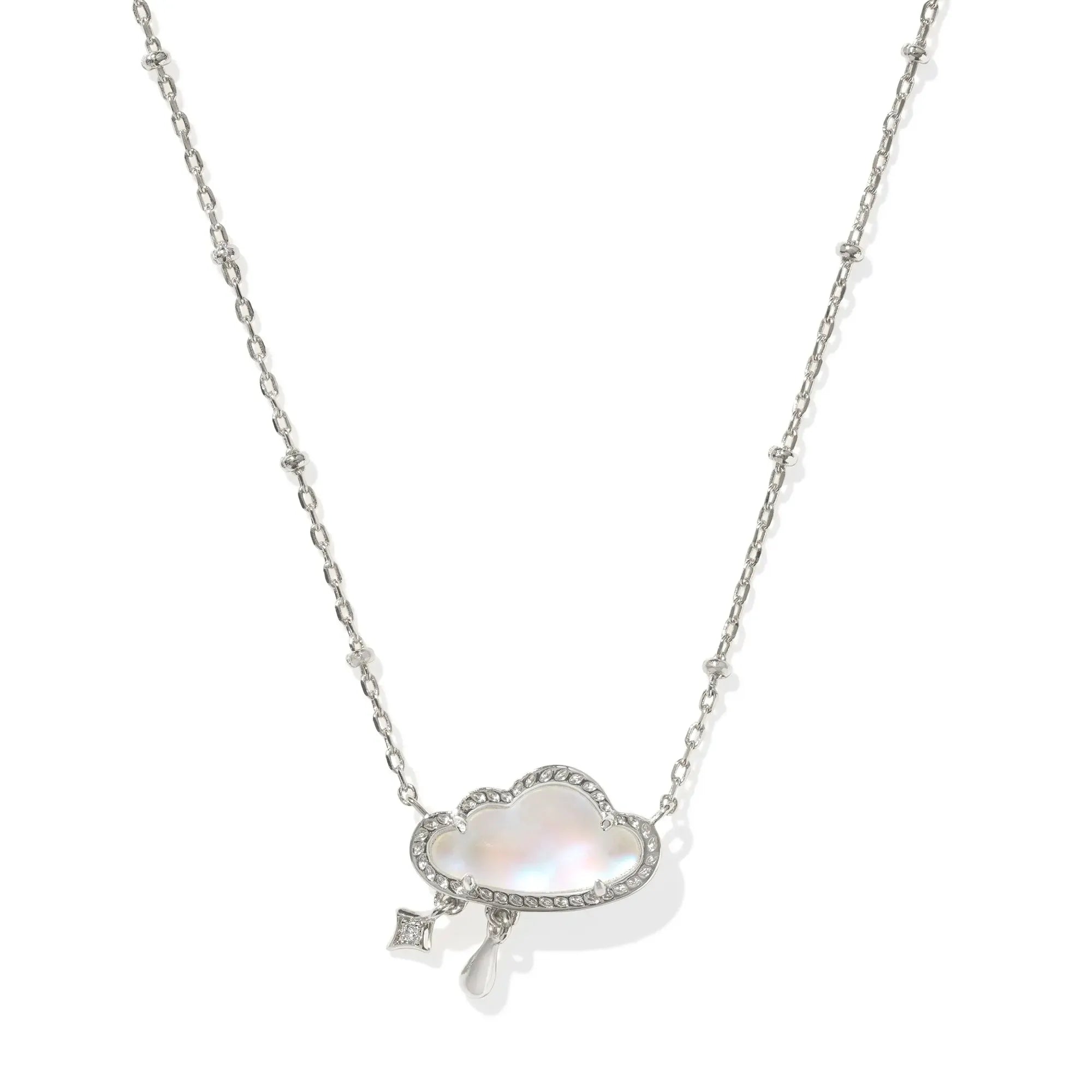 Kendra Scott Celeste Cloud Necklace, Silver