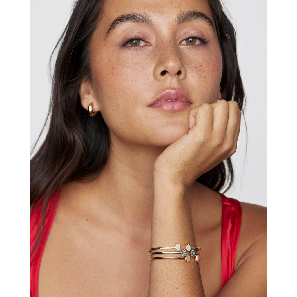 Kendra Scott Emilie Cuff Bracelet, Platinum Drusy
