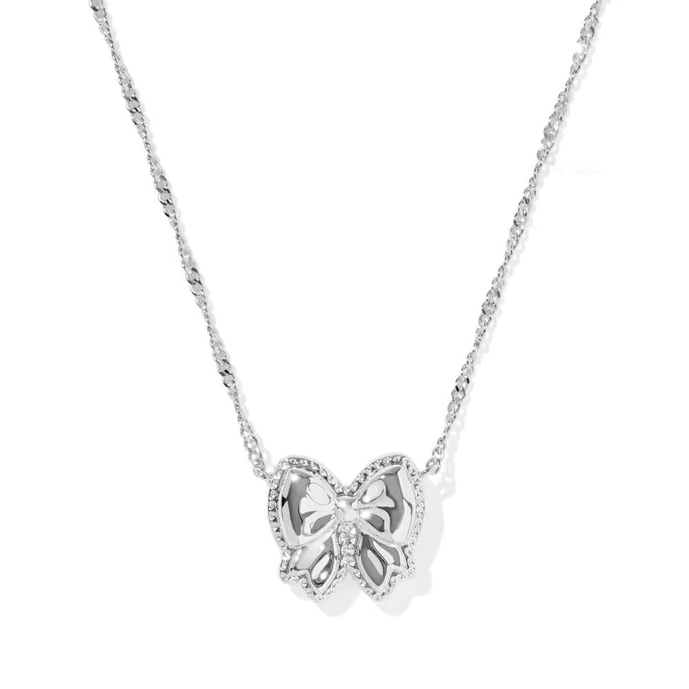 Kendra Scott Haley Bow Reversible Necklace, Ivory Mother of Pearl