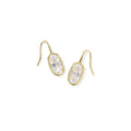 Kendra Scott Lee Luxe Drop Earrings, White CZ