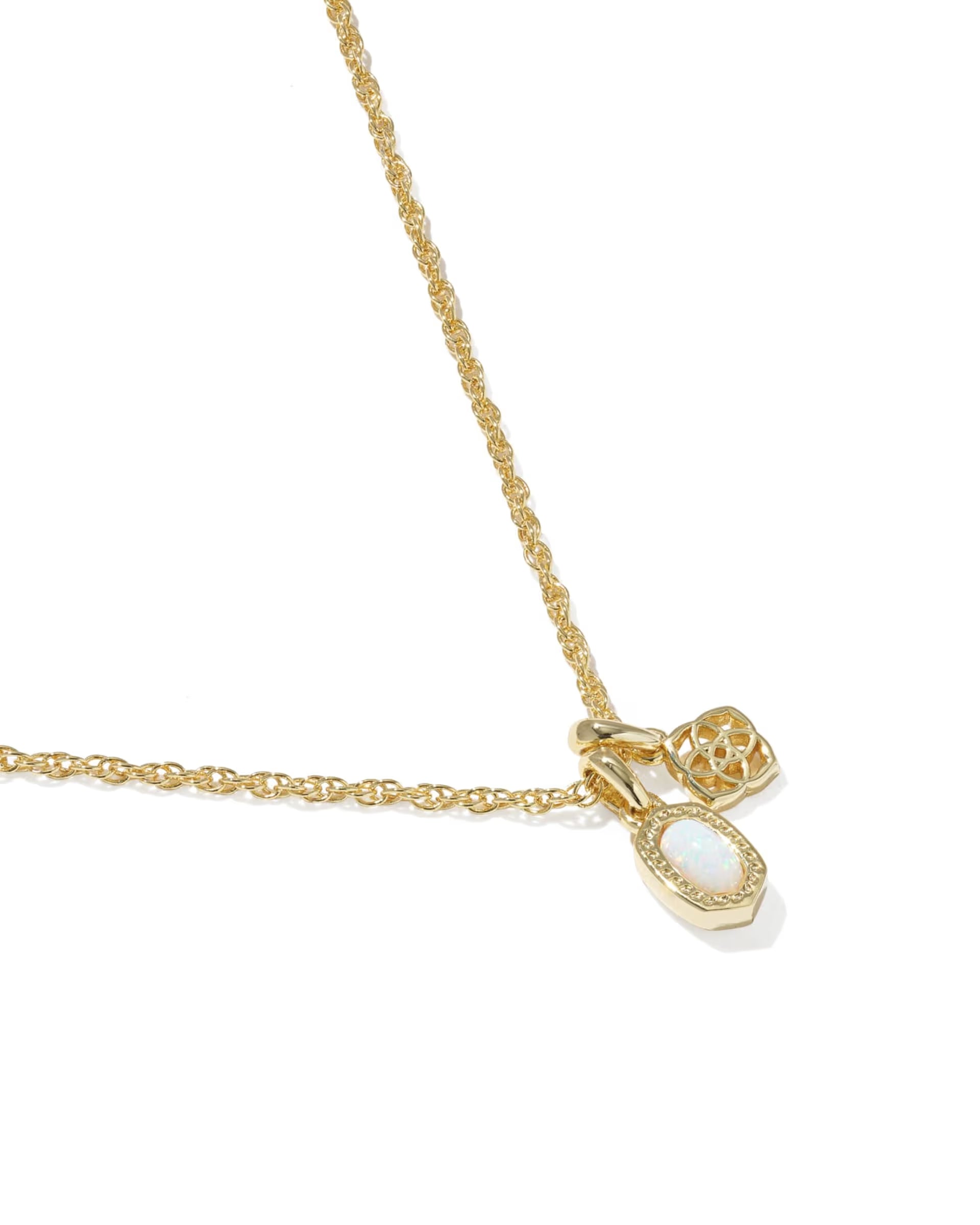 Kendra Scott Mini Elisa Dira Necklace, Mother of Pearl
