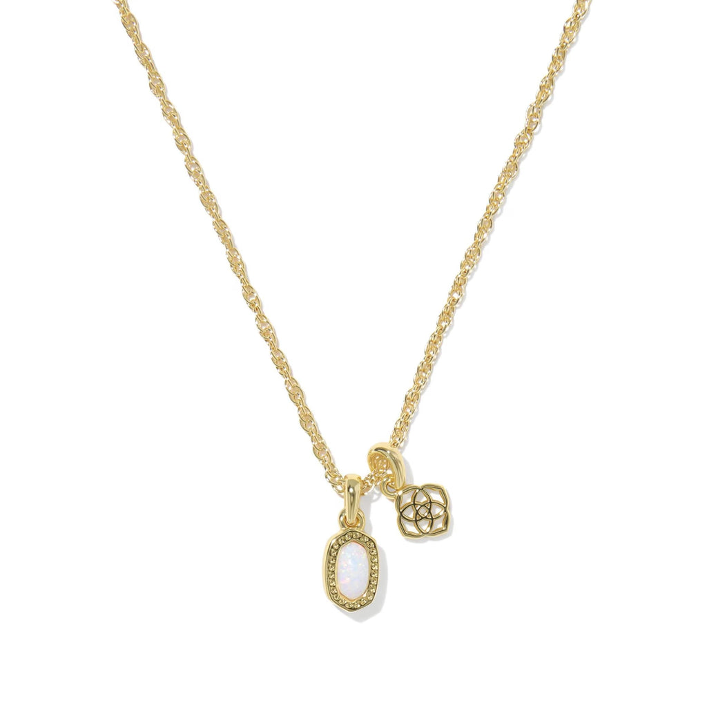 Kendra Scott Mini Elisa Dira Necklace, Mother of Pearl