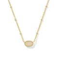 Kendra Scott Mini Elisa Satellite Short Pendant, Iridescent Drusy