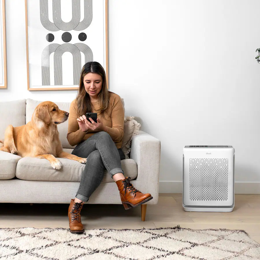 Levoit Vital 200S-P Smart Air Purifier, White/Grey