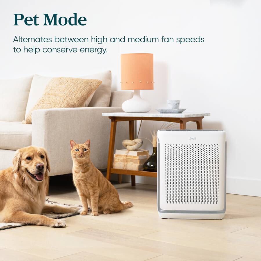 Levoit Vital 200S-P Smart Air Purifier, White/Grey