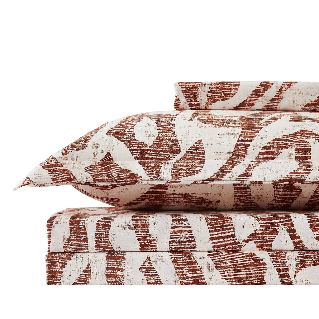 Luna Duvet Set, Rust