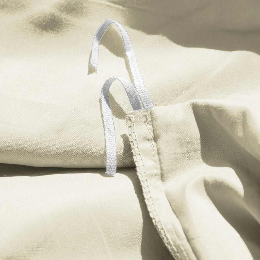 Luxe Microfiber Duvet Set, Off White
