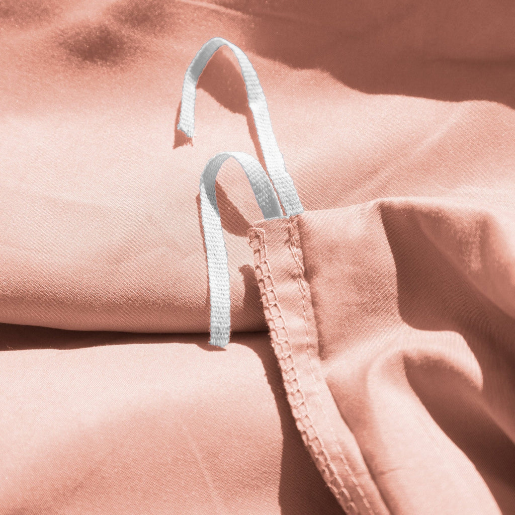Luxe Microfiber Duvet Set, Peach