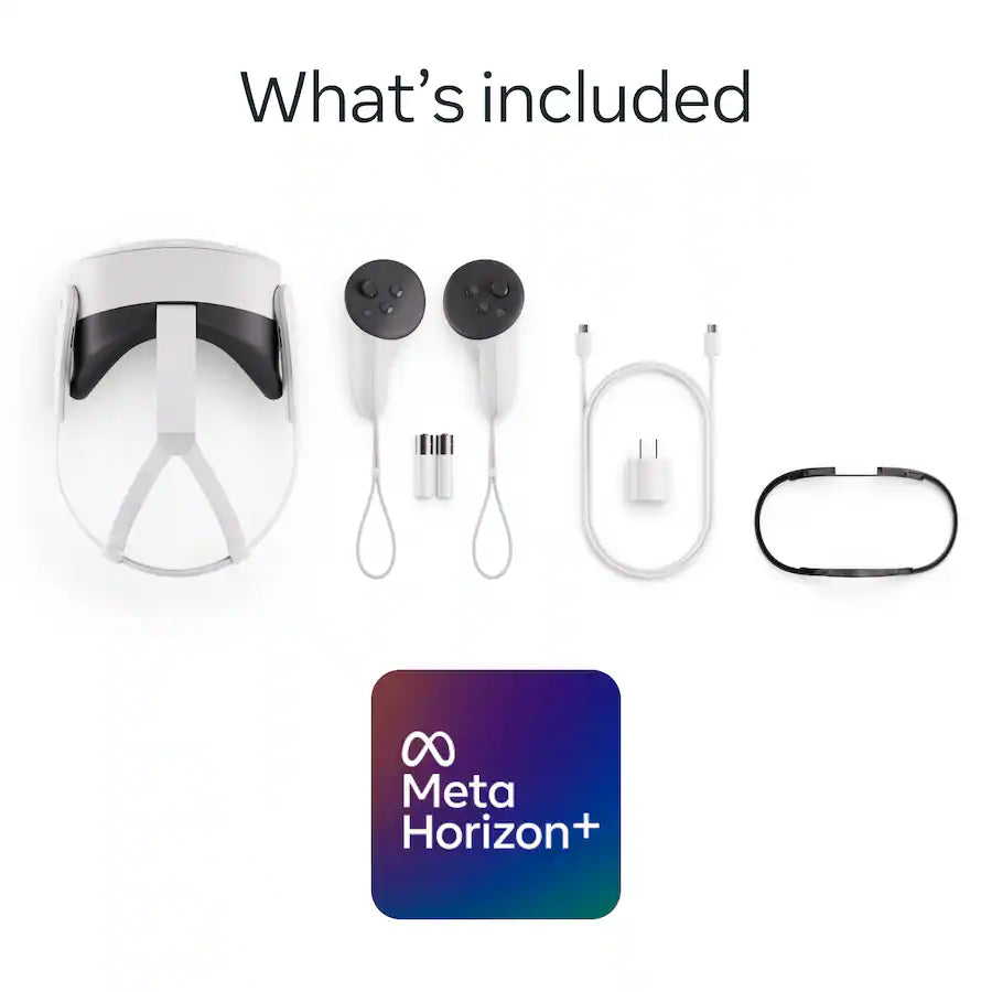Meta Quest 3S 256GB | VR Without Wires — Thirty-Three Percent More Memory — 2X Graphical Processing, White