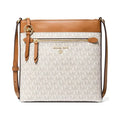 Michael Kors Jet Set Charm Flat Crossbody, Signature Vanilla