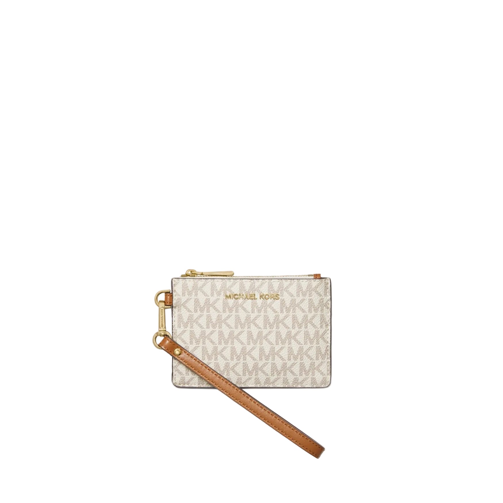 Michael Kors Jet Set Coin Purse, Signature Vanilla