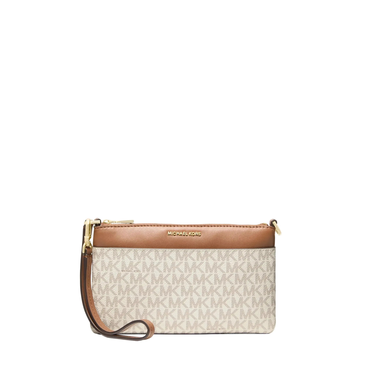 Michael Kors Jet Set Convertible Wristlet, Signature Vanilla