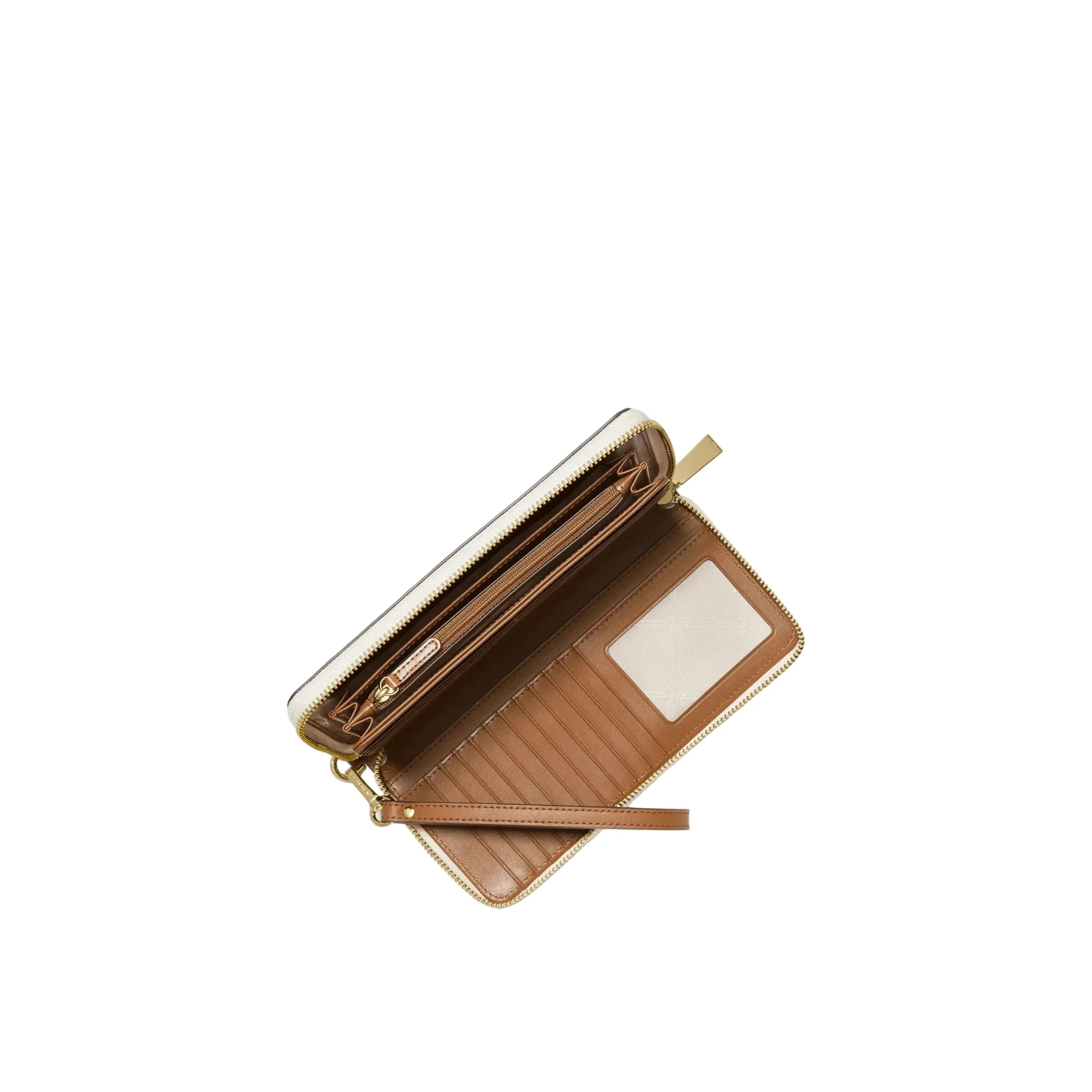 Michael Kors Jet Set Large Continental Wallet, Signature Vanilla