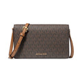 Michael Kors Jet Set Medium Signature Logo Crossbody, Brown
