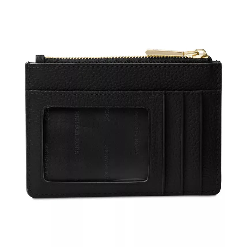 Michael Kors Jet Set Small Leather Coin Purse, Black