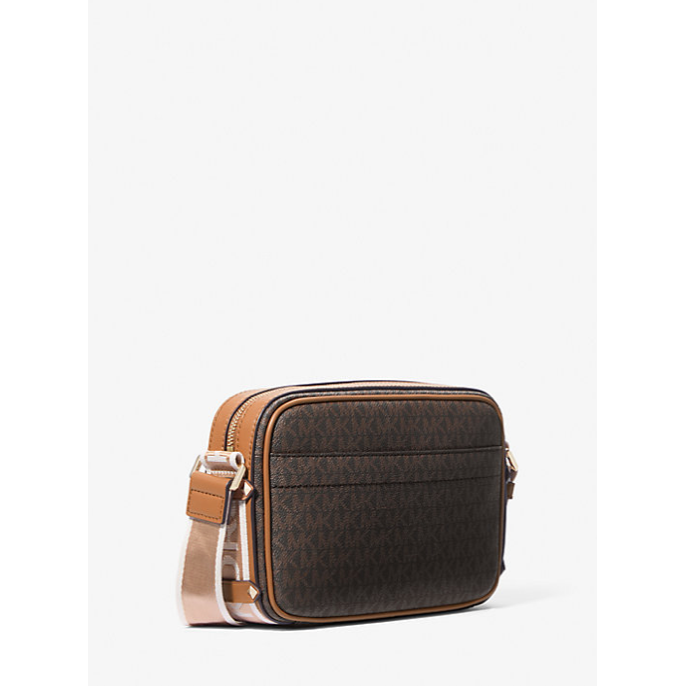 Michael Kors Maeve Large Signature Logo Crossbody, Brown