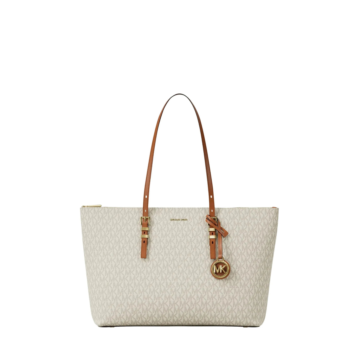 Michael Kors Quinn Medium Tote, Signature Vanilla