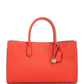Michael Kors Scarlett Leather Satchel, Orange Punch